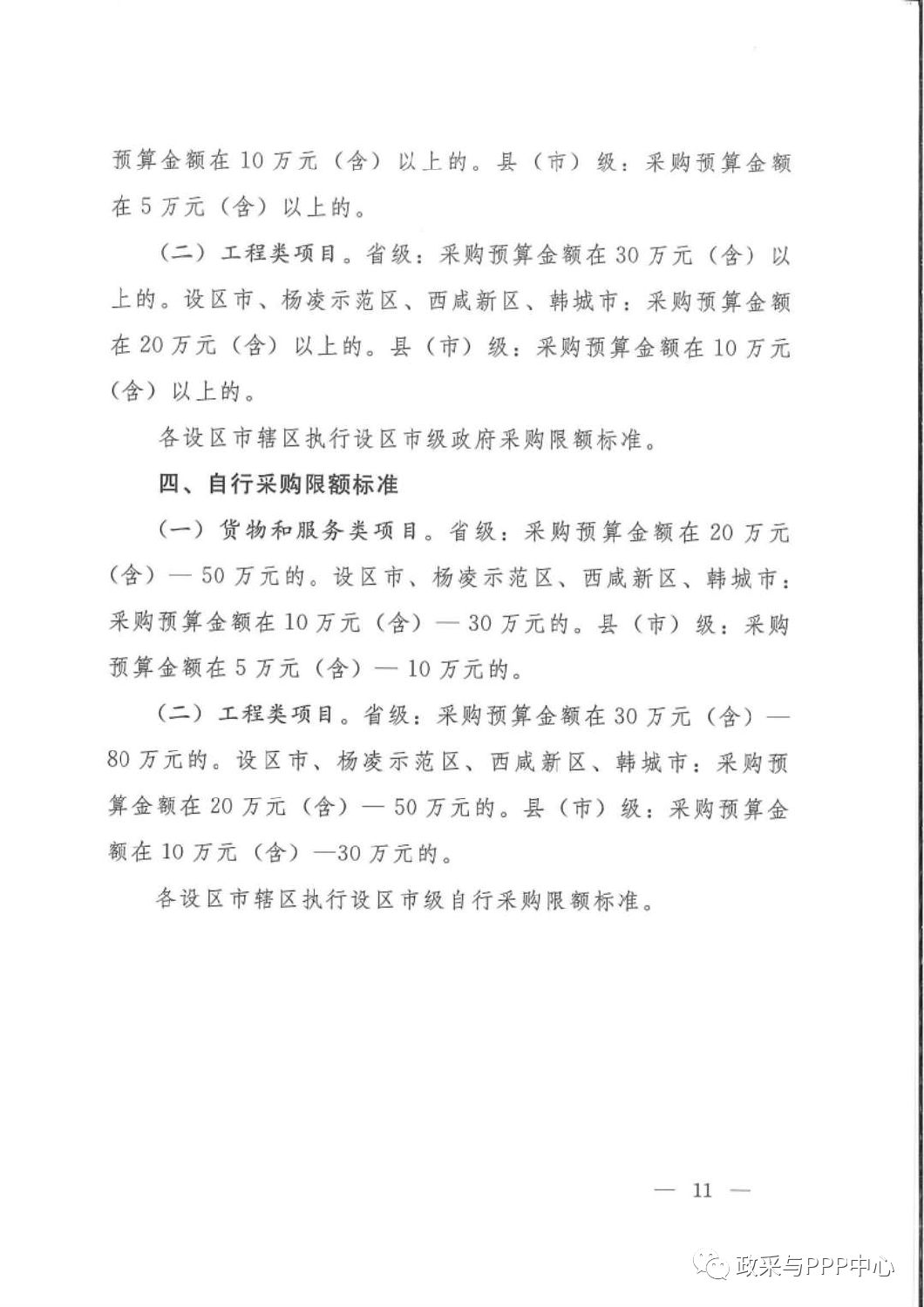 《陜西省人民政府辦公廳關(guān)于印發(fā)2020年度政府集中采購目錄及采購限額標準的通知》